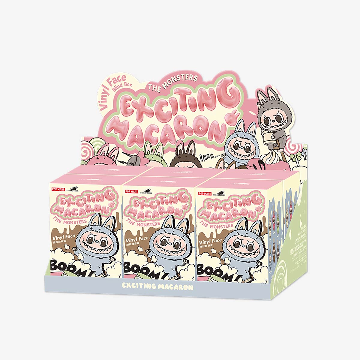 Colección Labubu -  Exciting Macaron Vinyl Face Blind box