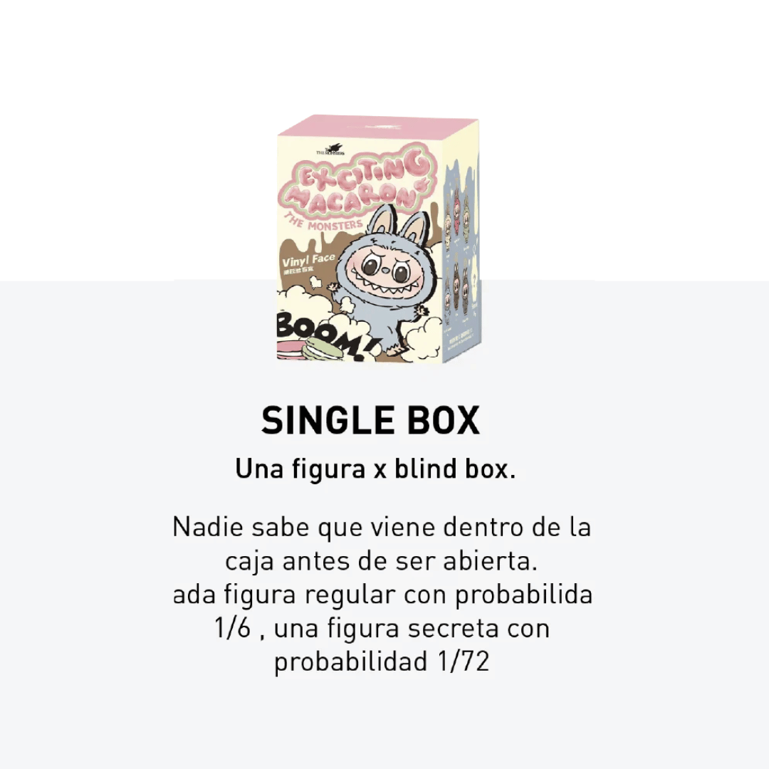Colección Labubu -  Exciting Macaron Vinyl Face Blind box